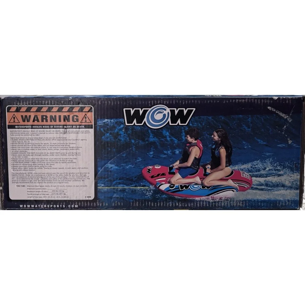 WOW Super Sub 1-2 Rider Towable New‎ In Box EZ tow connector 70